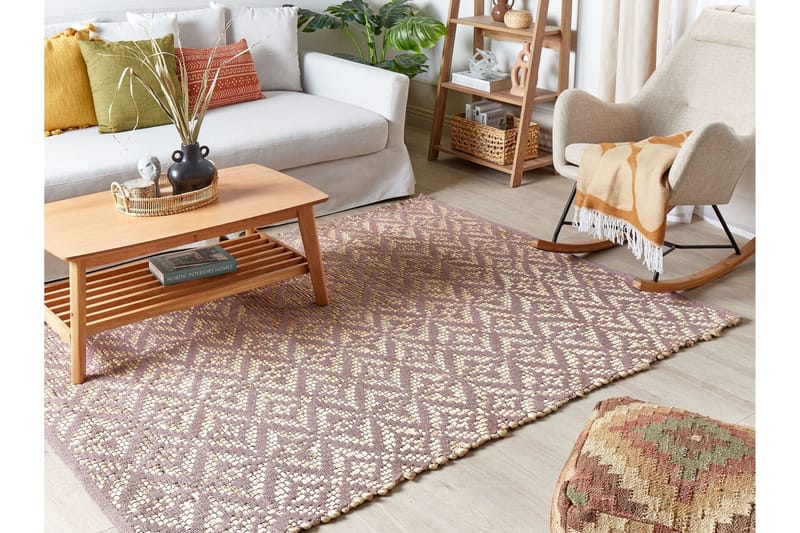 Gerze Bomullsmatta 160x230 cm - Rosa - Textil & mattor - Mattor - Modern matta - Bomullsmatta