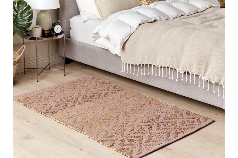 Gerze Bomullsmatta 80x150 cm - Rosa - Textil & mattor - Mattor - Modern matta - Bomullsmatta