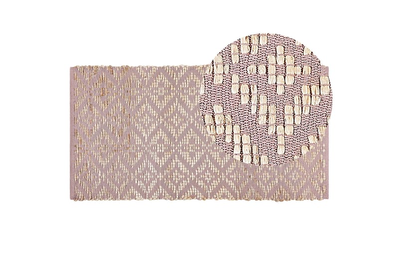 Gerze Bomullsmatta 80x150 cm - Rosa - Textil & mattor - Mattor - Modern matta - Bomullsmatta