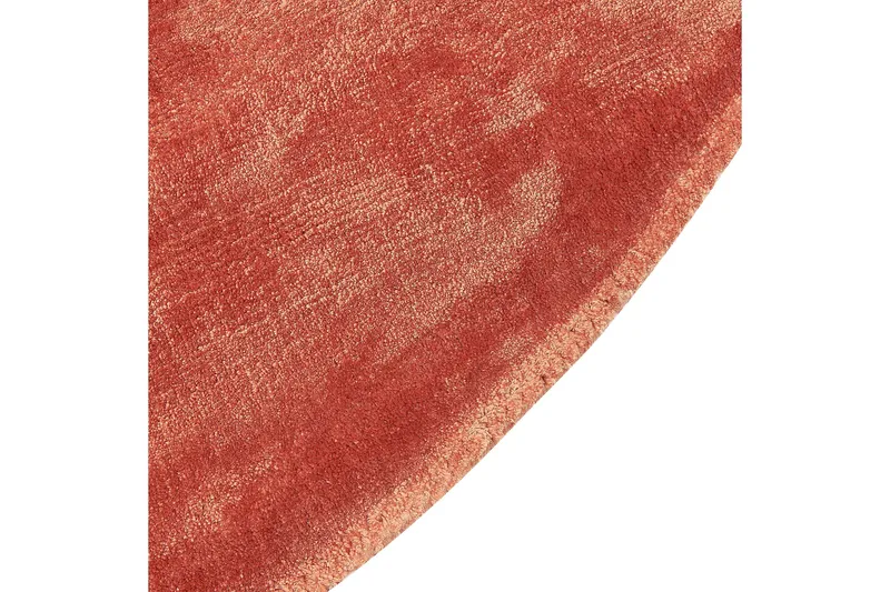 GesiIi Ryamatta 140 cm Rund - Orange - Textil & mattor - Mattor - Modern matta - Ryamatta & luggmatta