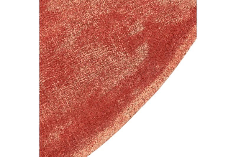 GesiIi Ryamatta 140 cm Rund - Orange - Textil & mattor - Mattor - Modern matta - Ryamatta & luggmatta