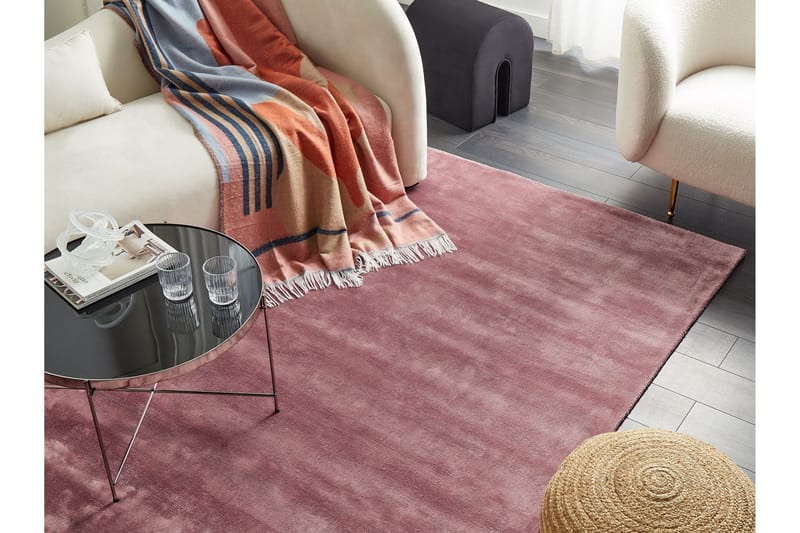 GesiIi Ryamatta 140x200 cm - Rosa - Textil & mattor - Mattor - Modern matta - Ryamatta & luggmatta