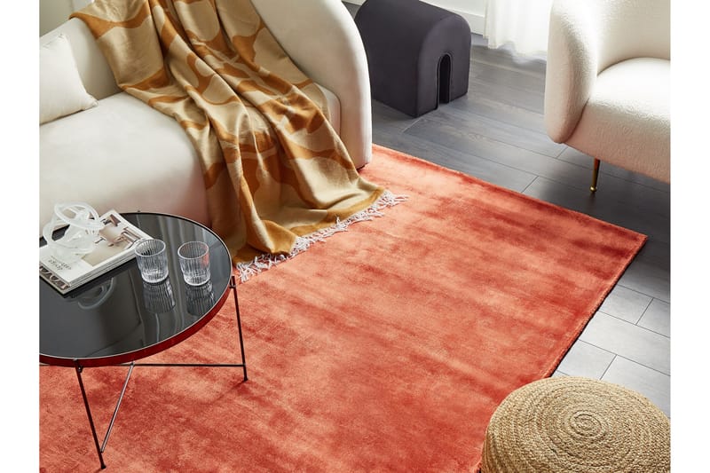 GesiIi Ryamatta 160x230 cm - Orange - Textil & mattor - Mattor - Modern matta - Ryamatta & luggmatta
