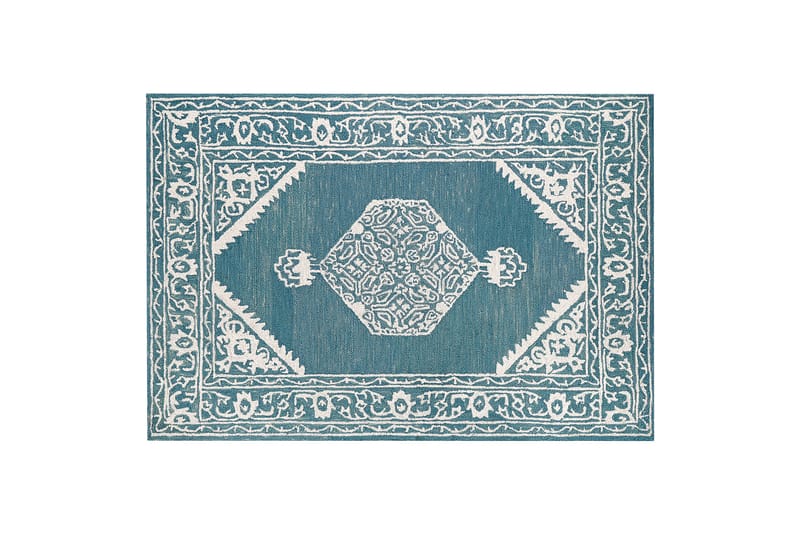 Gevas Ullmatta 140x200 cm - Blå - Textil & mattor - Mattor - Modern matta - Ullmatta