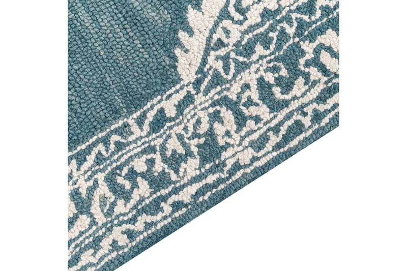 Gevas Ullmatta 200x200 cm Kvadratisk - Blå - Textil & mattor - Mattor - Modern matta - Ullmatta