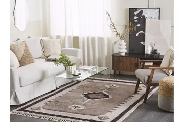 Geyve Bomullsmatta 160x230 cm - Beige - Textil & mattor - Mattor - Modern matta - Bomullsmatta