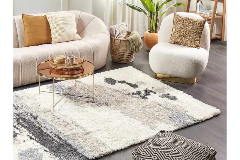 Goris Ryamatta 200x300 cm - Svart/Vit - Textil & mattor - Mattor - Modern matta - Ryamatta & luggmatta