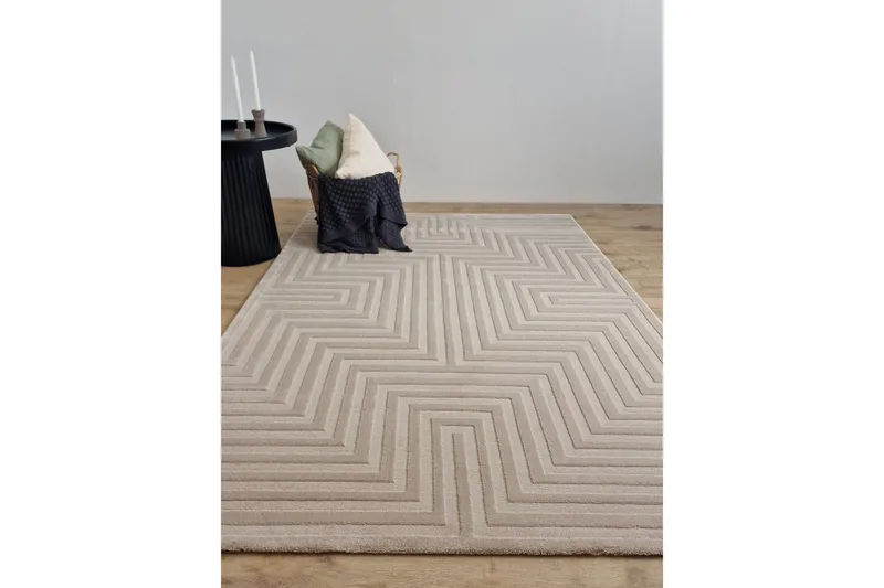 Ritz Wiltonmatta 200x290 cm Rektangulär - Linne - Textil & mattor - Mattor - Modern matta - Friezematta