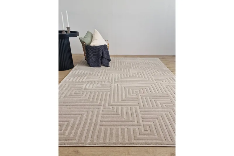 Ritz Wiltonmatta 200x290 cm Rektangulär - Linne - Textil & mattor - Mattor - Modern matta - Friezematta