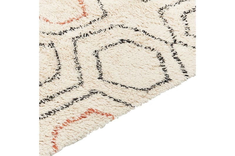 Hajipur Ryamatta 160x230 cm - Beige - Textil & mattor - Mattor - Modern matta - Bomullsmatta