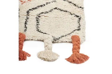 Hajipur Ryamatta 80x150 cm - Beige - Textil & mattor - Mattor - Modern matta - Bomullsmatta