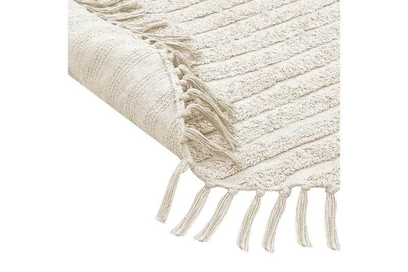 Halfeti Ryamatta 140 cm Rund - Beige - Textil & mattor - Mattor - Modern matta - Ryamatta & luggmatta