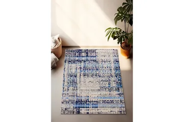 Hallmatta Stribor Blå - 80 x 150 cm - Textil & mattor - Mattor - Modern matta - Gångmattor