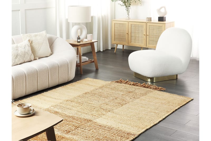 Hamzalar Jutematta 140x200 cm - Beige - Textil & mattor - Mattor - Modern matta - Sisalmattor