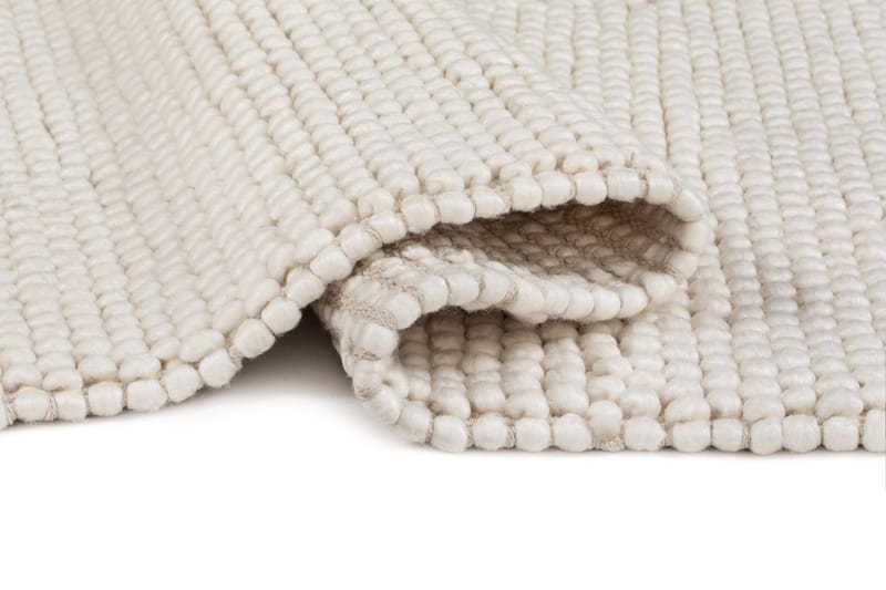 Handvävd Matta Bubble 140x200 cm - Creme - Textil & mattor - Mattor - Modern matta - Ullmatta