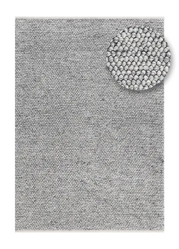 Handvävd Matta Bubble 140x200 cm - Grå - Textil & mattor - Mattor - Modern matta - Ullmatta
