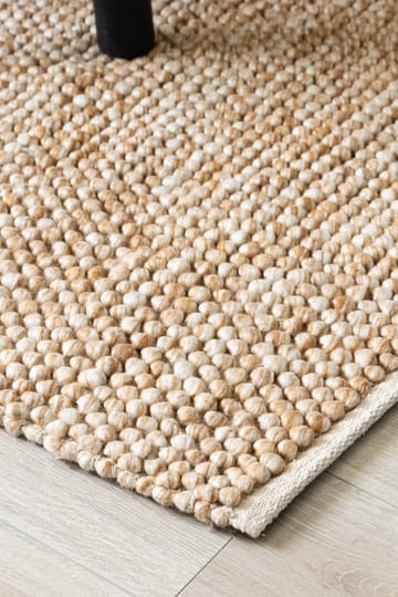 Handvävd Matta Bubble 140x200 cm - Karamell - Textil & mattor - Mattor - Modern matta - Ullmatta