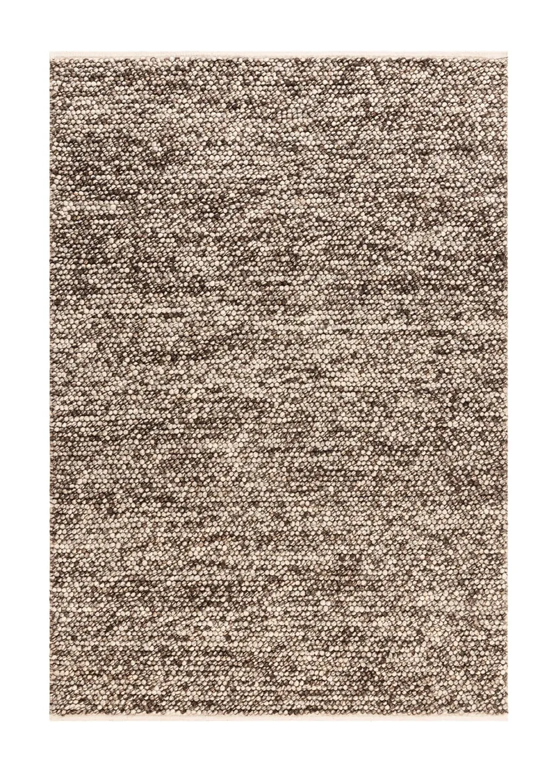 Handvävd Matta Bubble 240x340 cm, Choklad melange
