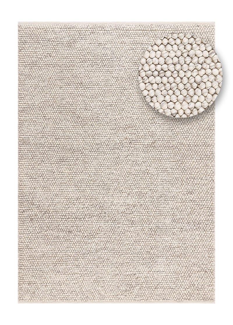 Handvävd Matta Bubble 240x340 cm - IvoryMelange - Textil & mattor - Mattor - Modern matta - Ullmatta