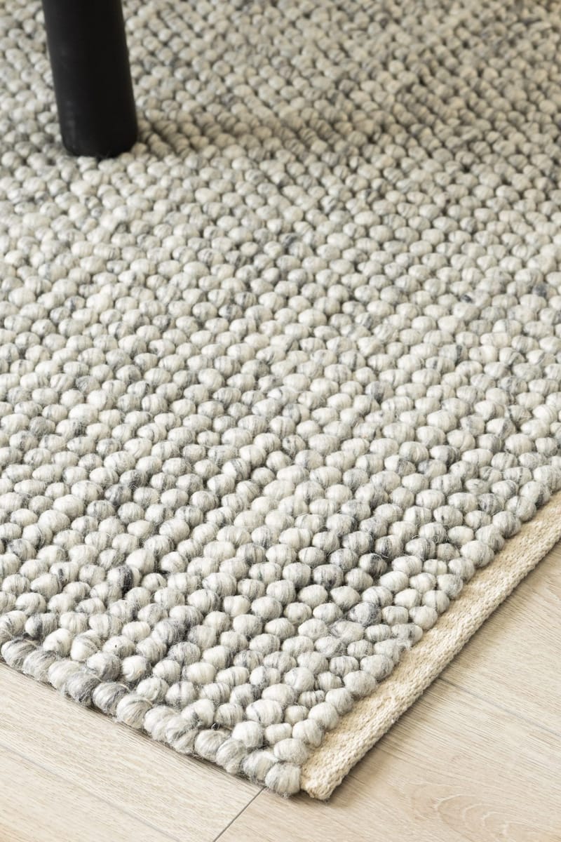 Handvävd Matta Bubble 75x150 cm - Grå - Textil & mattor - Mattor - Modern matta - Ullmatta
