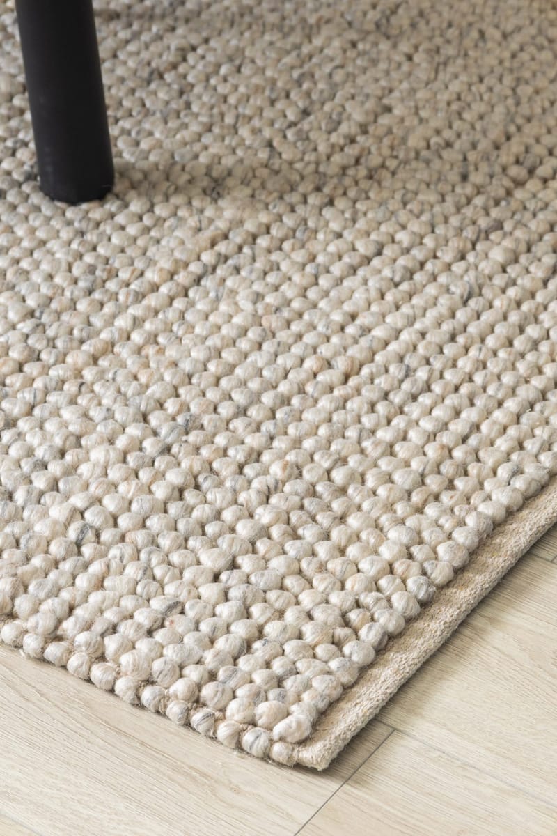 Handvävd Matta Bubble 75x230 cm - Sand - Textil & mattor - Mattor - Modern matta - Ullmatta