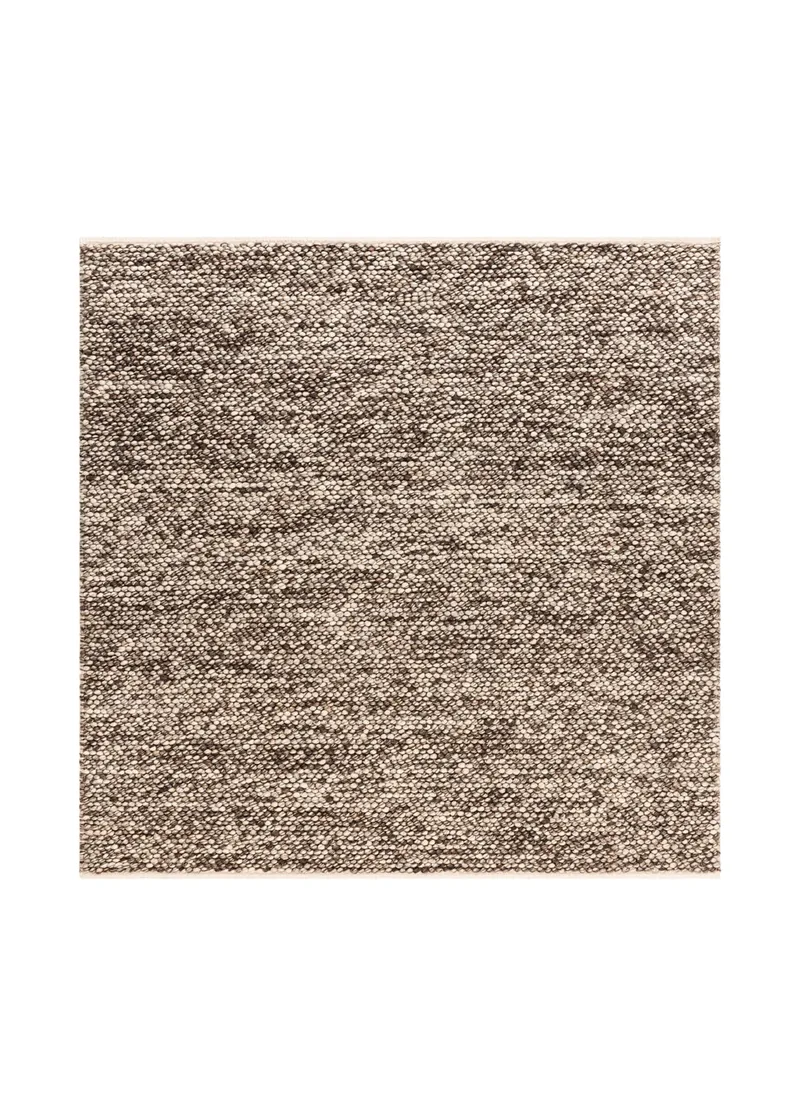 Handvävd Matta Bubble Kvadratisk 200x200 cm, Choklad Melange