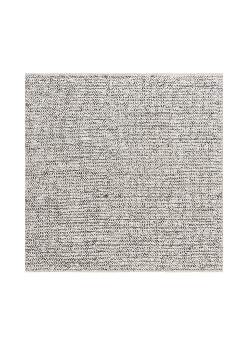 Handvävd Matta Bubble Kvadratisk 300x300 cm, Grå Melange