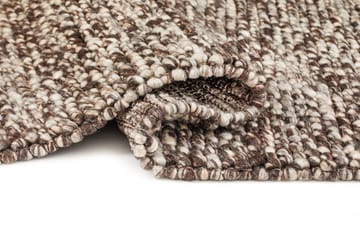 Handvävd Matta Bubble Rund 160 cm - Choklad Melange - Textil & mattor - Mattor - Modern matta - Ullmatta