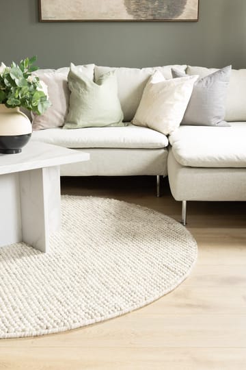 Handvävd Matta Bubble Rund 300 cm - IvoryMelange - Textil & mattor - Mattor - Modern matta - Ullmatta