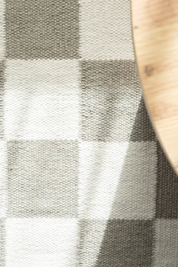 Handvävd Matta Nordic Check 140x200 cm - Grå - Textil & mattor - Mattor - Modern matta - Ullmatta