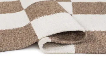 Handvävd Matta Nordic Check 240x340 cm - Choklad - Textil & mattor - Mattor - Modern matta - Ullmatta