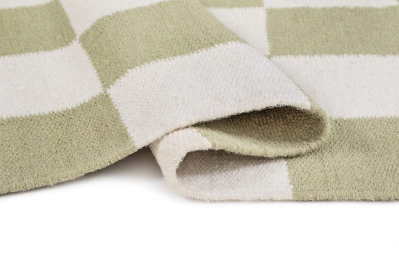 Handvävd Matta Nordic Check 240x340 cm - Grön - Textil & mattor - Mattor - Modern matta - Ullmatta