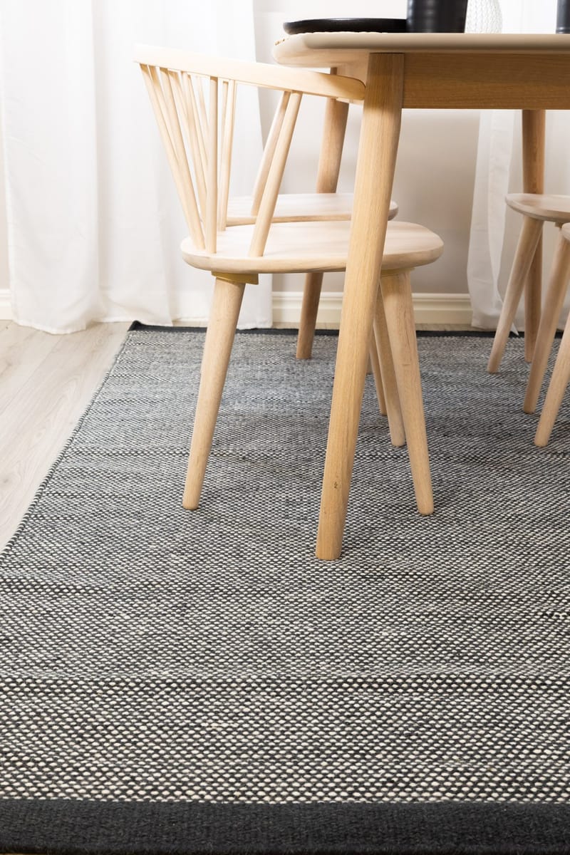 Handvävd Matta Sandhamn 140x200 cm - Indigoblå - Textil & mattor - Mattor - Modern matta - Ullmatta