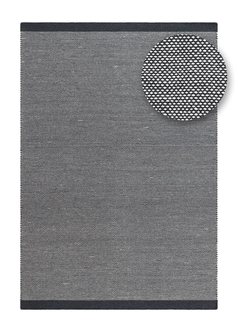 Handvävd Matta Sandhamn 140x200 cm - Indigoblå - Textil & mattor - Mattor - Modern matta - Ullmatta