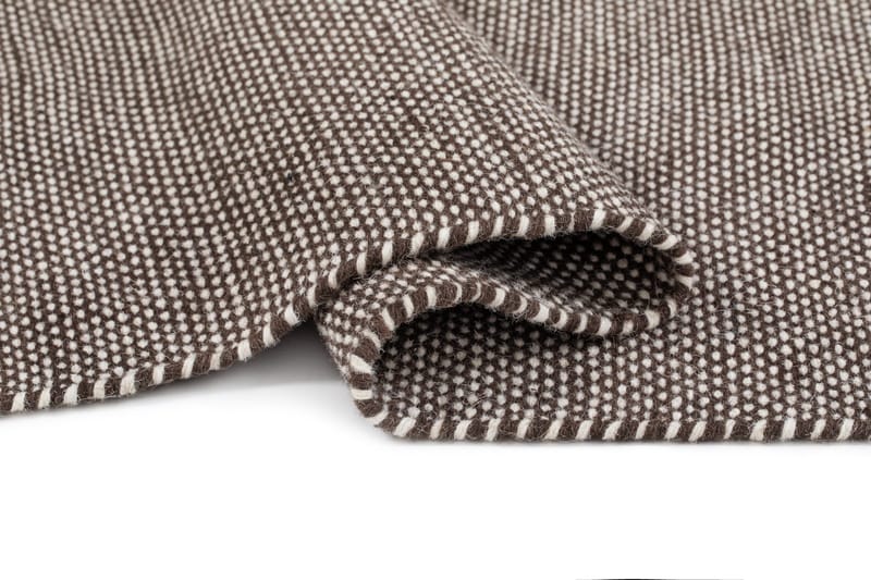 Handvävd Matta Sandhamn 160x230 cm - Choklad - Textil & mattor - Mattor - Modern matta - Ullmatta