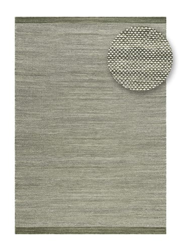 Handvävd Matta Sandhamn 160x230 cm - Grön - Textil & mattor - Mattor - Modern matta - Ullmatta
