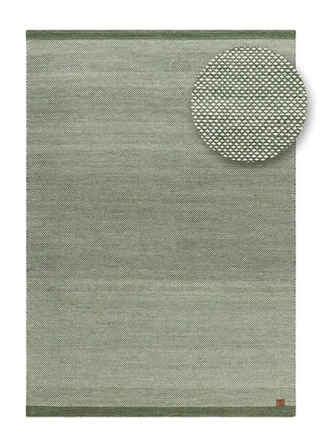 Handvävd Matta Sandhamn 300x400 cm - Smaragdgrön - Textil & mattor - Mattor - Modern matta - Ullmatta