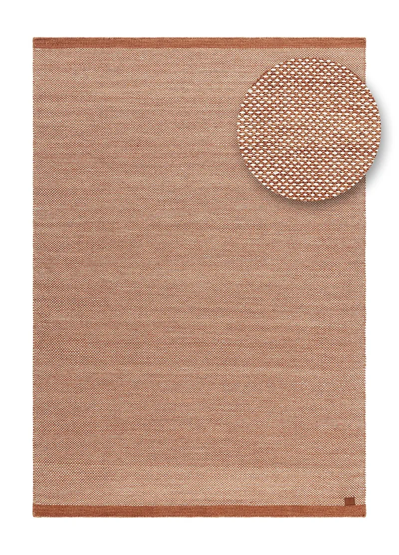 Handvävd Matta Sandhamn 300x400 cm - Terracotta - Textil & mattor - Mattor - Modern matta - Ullmatta