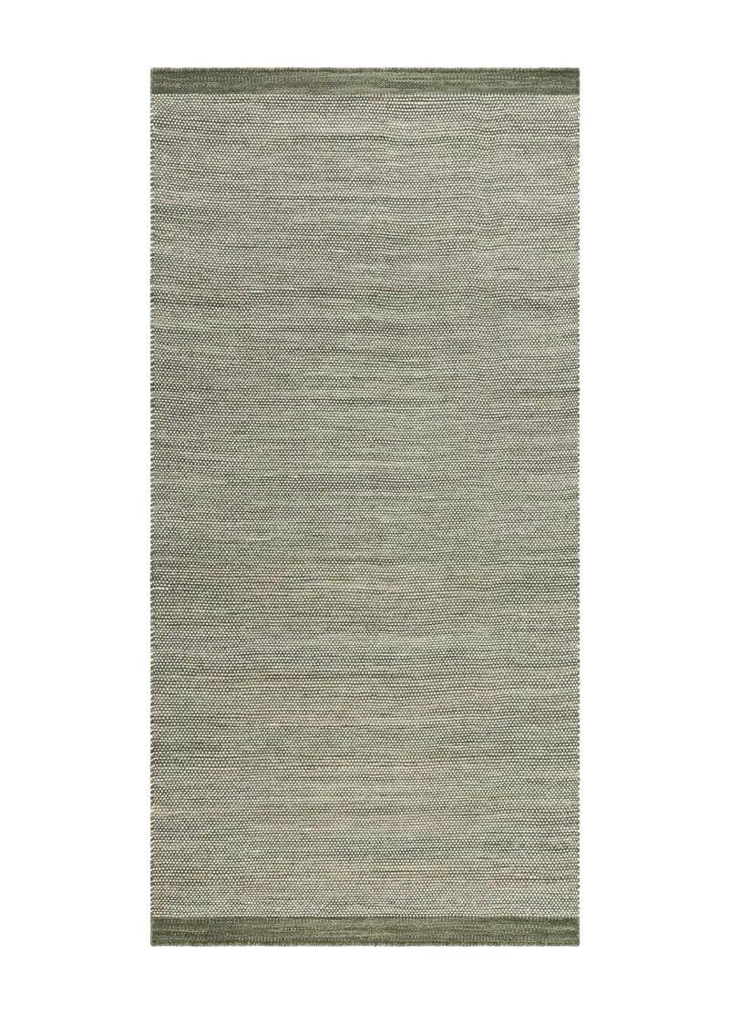Handvävd Matta Sandhamn 75x150 cm, Grön