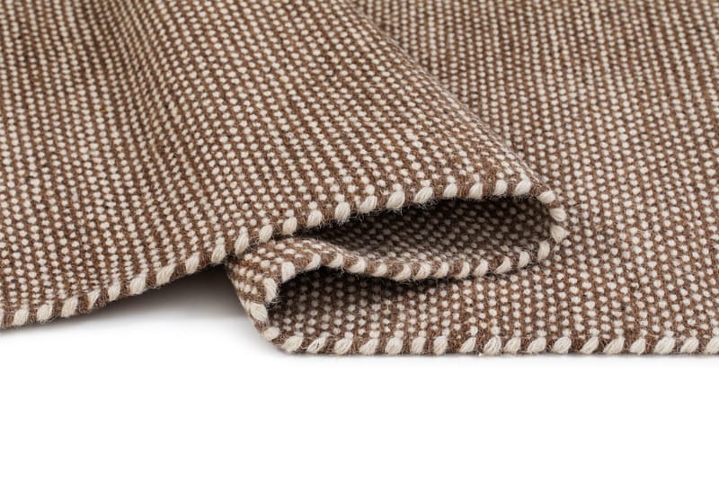 Handvävd Matta Sandhamn Kvadratisk 250x250 cm - Mörklinne - Textil & mattor - Mattor - Modern matta - Ullmatta