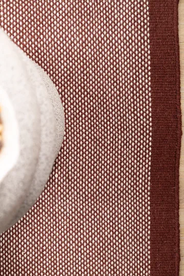 Handvävd Matta Sandhamn Kvadratisk 250x250 cm - Marsala - Textil & mattor - Mattor - Modern matta - Ullmatta