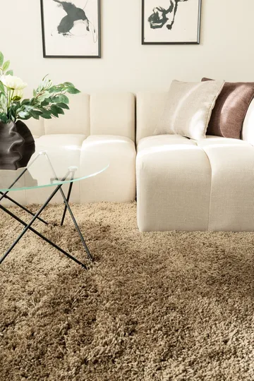 Handvävd Matta Sorrento 160x230 cm - Greige - Textil & mattor - Mattor - Modern matta - Ryamatta & luggmatta