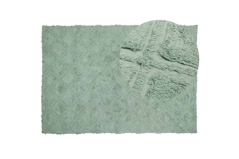 Hatay Ryamatta 160x230 cm - Grön - Textil & mattor - Mattor - Modern matta - Ryamatta & luggmatta