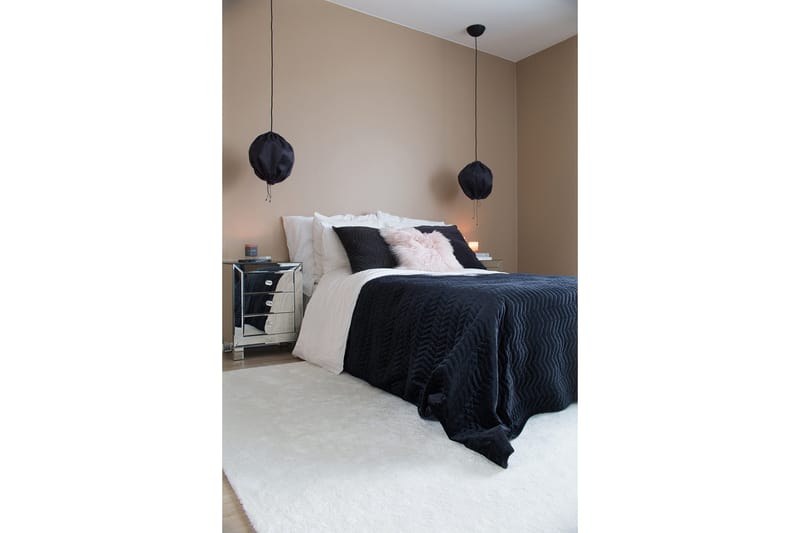 Hattara Matta Rund 200 cm Vit - VM Carpets - Textil & mattor - Mattor - Modern matta - Ryamatta & luggmatta