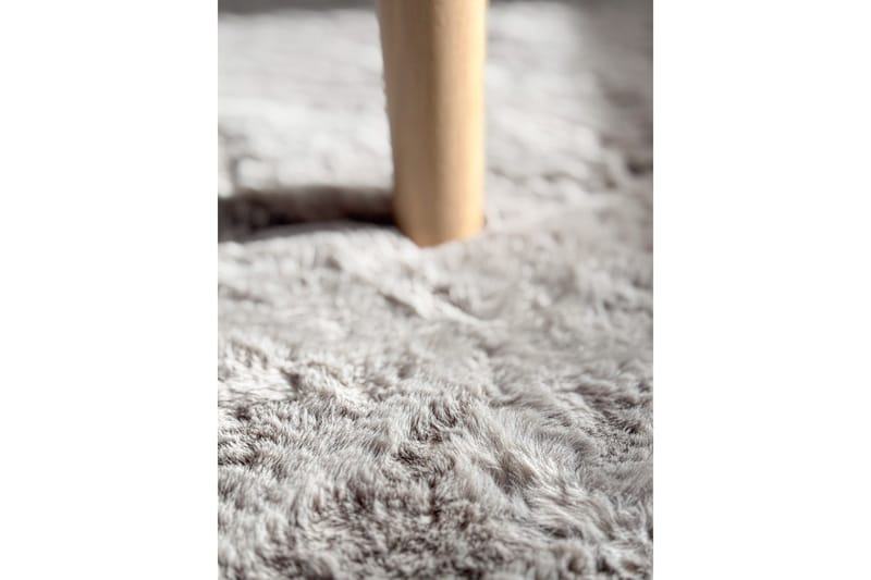 Heaven Ryamatta 200 cm Rund Grå - Grå - Textil & mattor - Mattor - Modern matta - Ryamatta & luggmatta