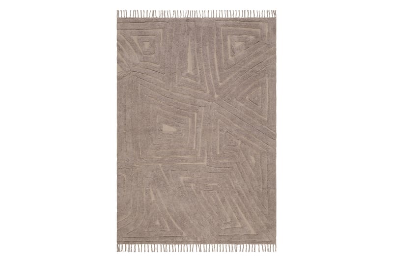 Marocko Bomullsmatta 160x230 cm - Linne - Textil & mattor - Mattor - Modern matta - Bomullsmatta