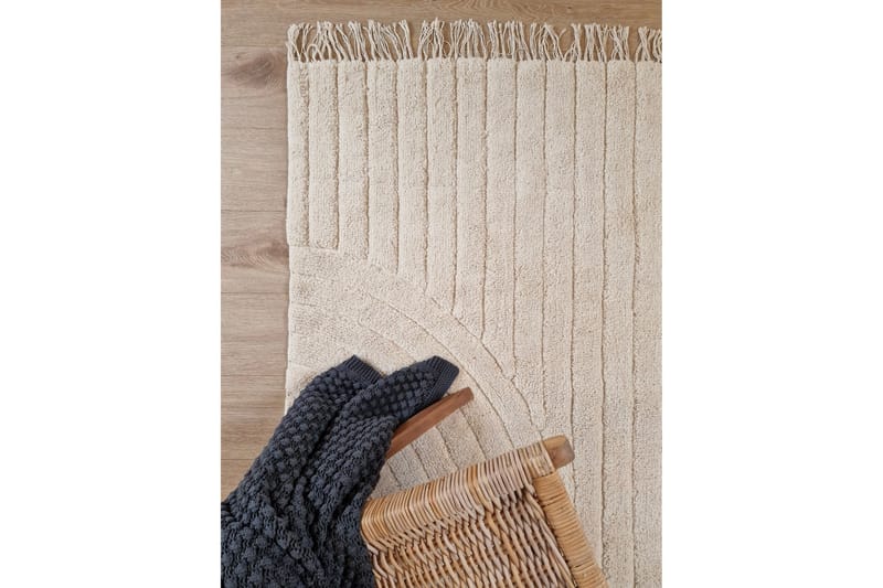 Marocko Bomullsmatta 200x300 cm - Creme - Textil & mattor - Mattor - Modern matta - Bomullsmatta