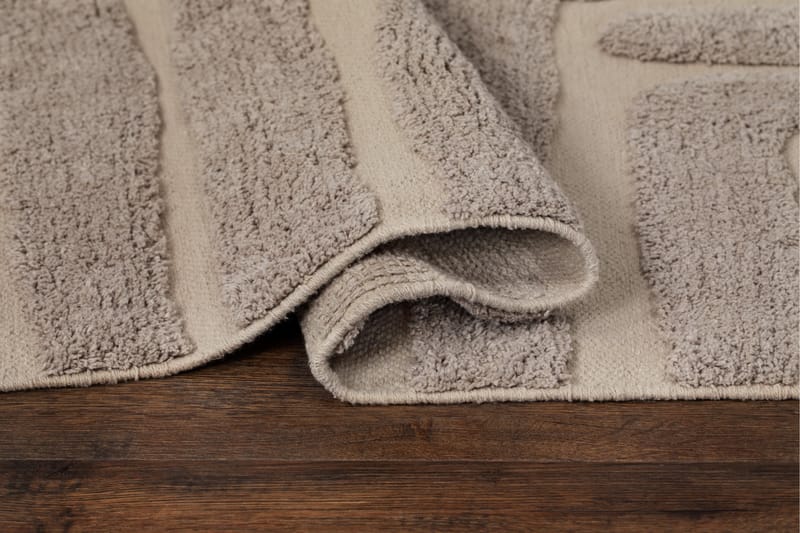 Marocko Bomullsmatta 200x300 cm - Linne - Textil & mattor - Mattor - Modern matta - Bomullsmatta
