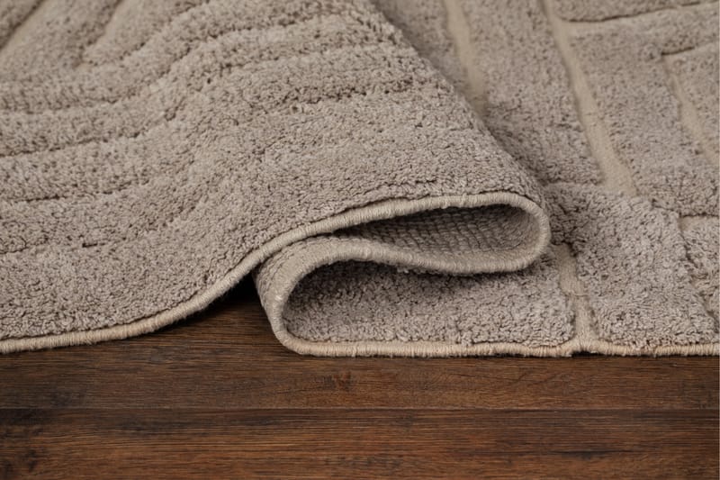 Marocko Bomullsmatta 200x300 cm - Linne - Textil & mattor - Mattor - Modern matta - Bomullsmatta