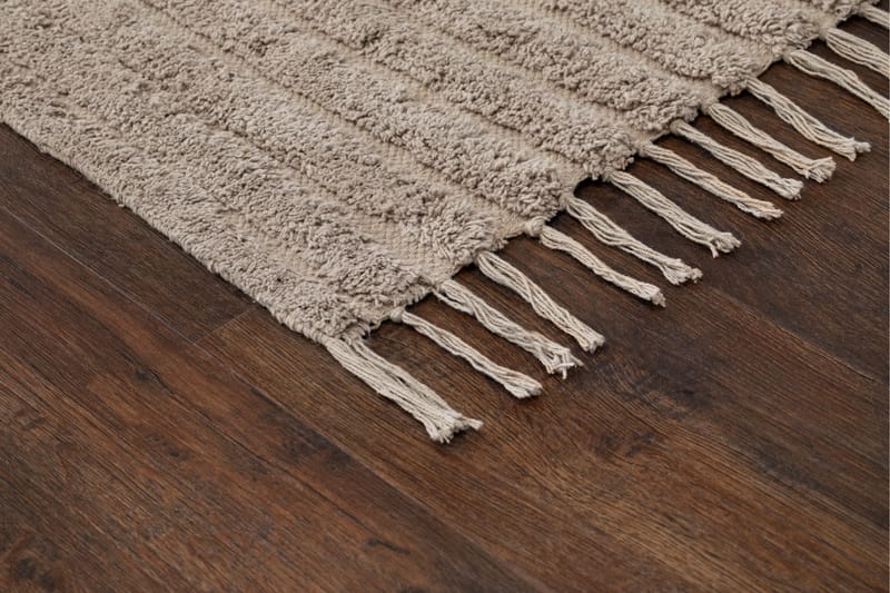 Marocko Bomullsmatta 240x340 cm - Linne - Textil & mattor - Mattor - Modern matta - Bomullsmatta